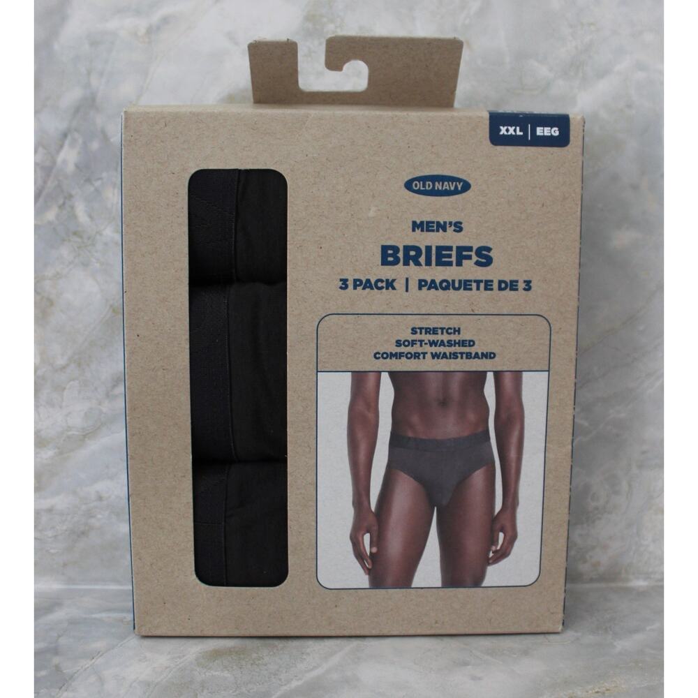 Old Navy Mens 3-Pack Brief Underwear Panther Size XXL NWT